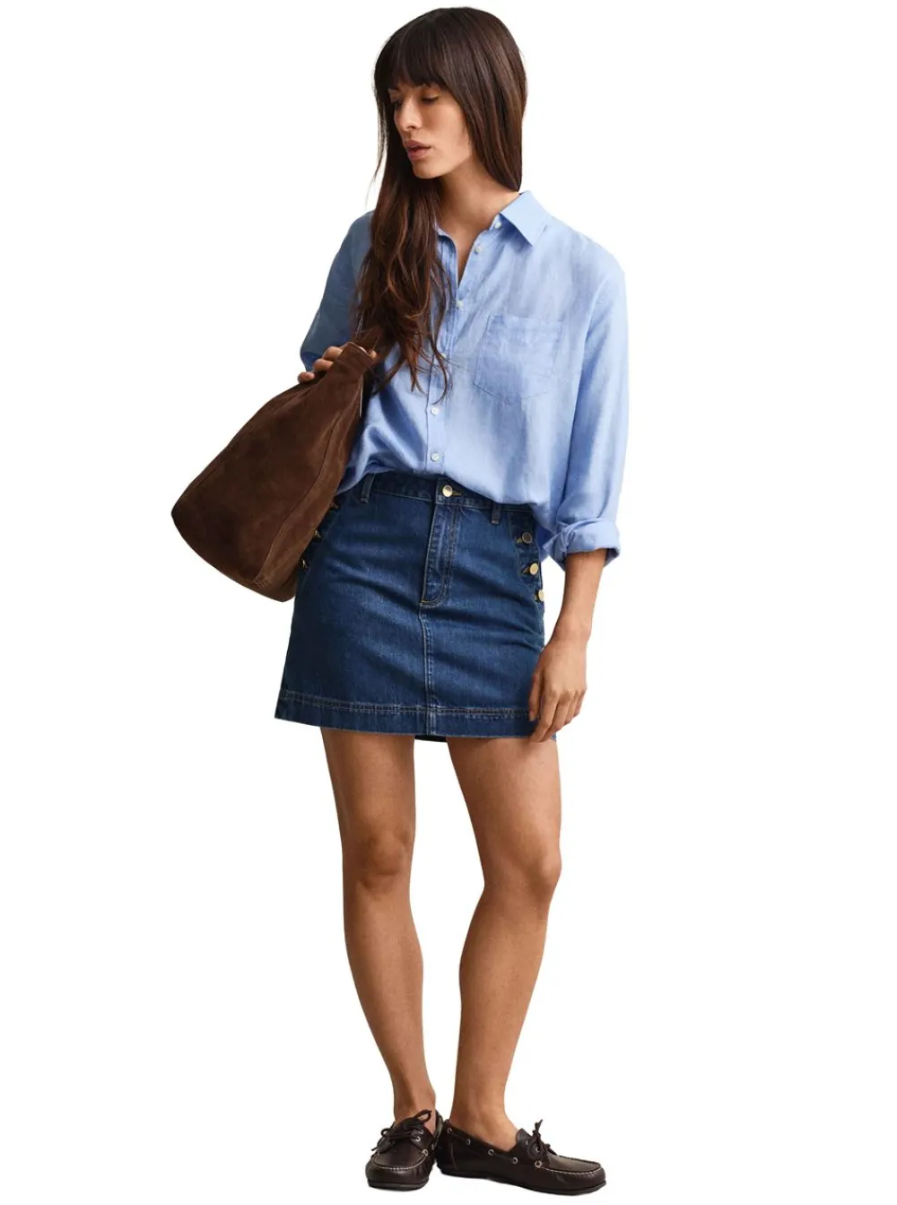 Best GANT REL LINEN LS SHIRT DAM
