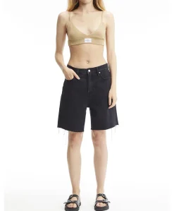 Outlet Calvin Klein Ribbed Knit Bra Top Dam