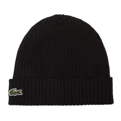 Accessoarer | Lacoste Ribbed Wool Beanie