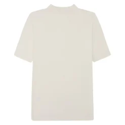 Outlet Knowledge Cotton Rib high neck short sleeve - GOTS/Vegan