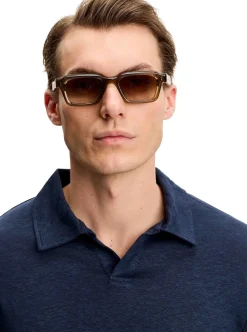 Clearance J.Lindeberg Roy Linen Polo Herr