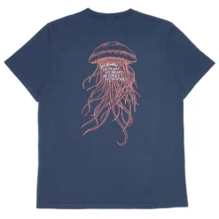 Allt Under Överdelar | Nudie Jeans Roy ea Noode T-hirt Dark Bue