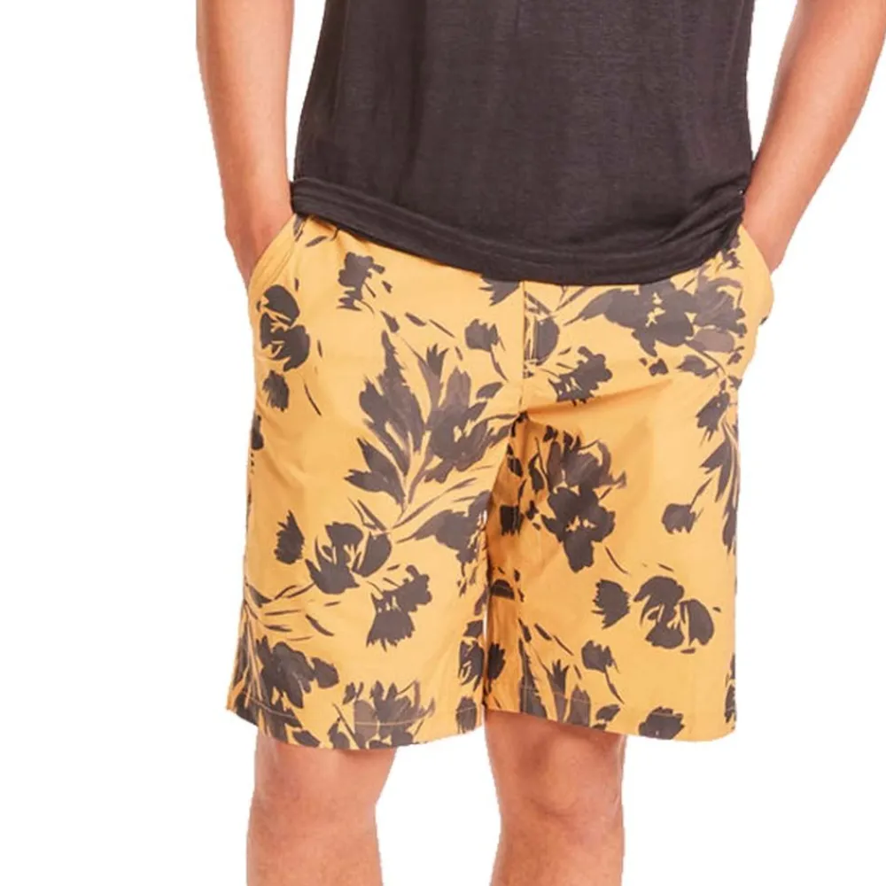 Hot Knowledge Cotton Sea Flower Printed Shorts Herr