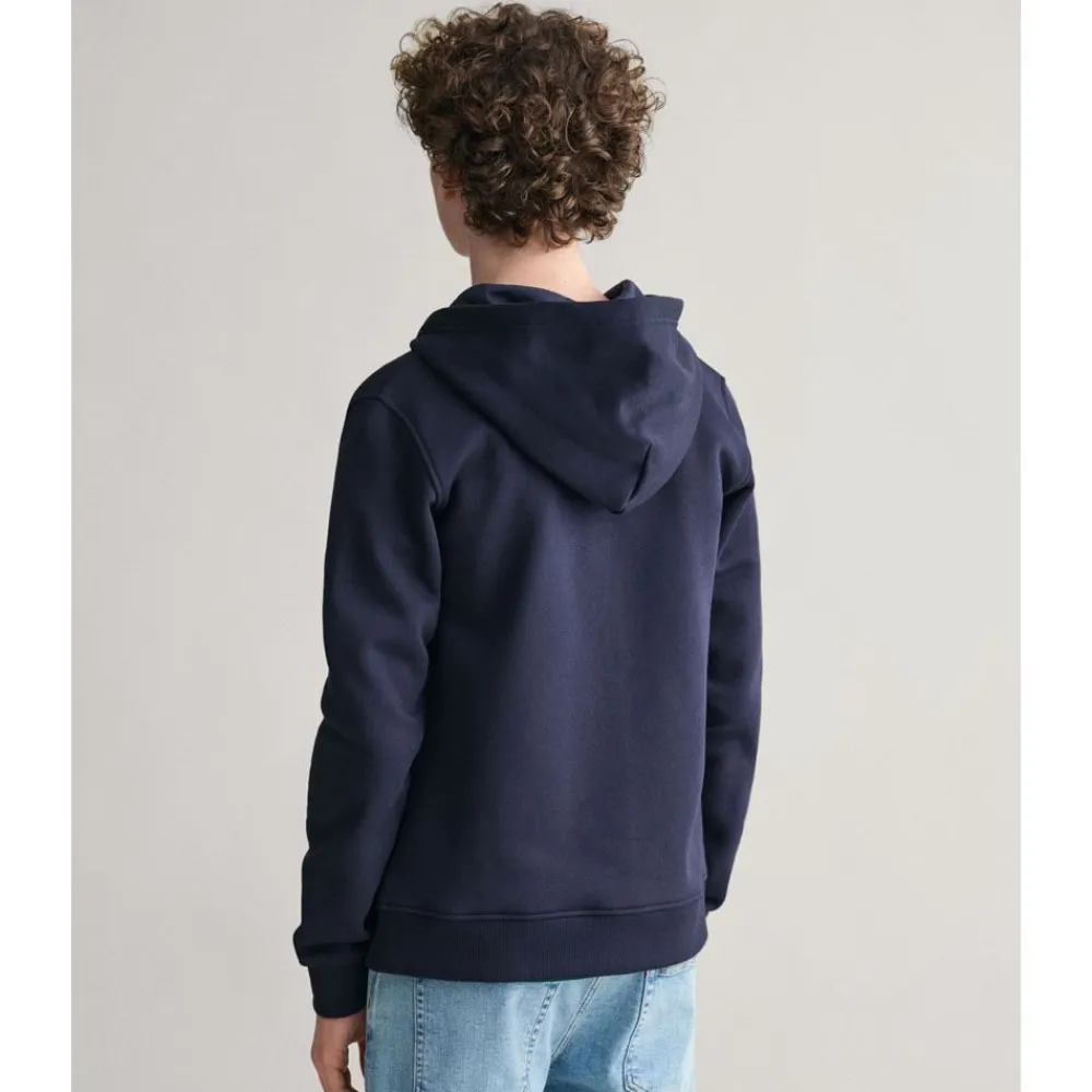 New GANT Shield Zip Hoodie Junior