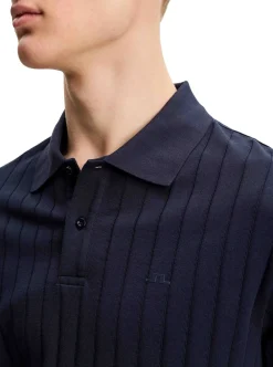 J.Lindeberg Simon Stripe Polo Herr