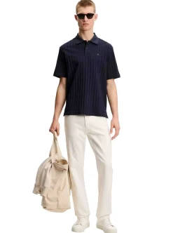 J.Lindeberg Simon Stripe Polo Herr