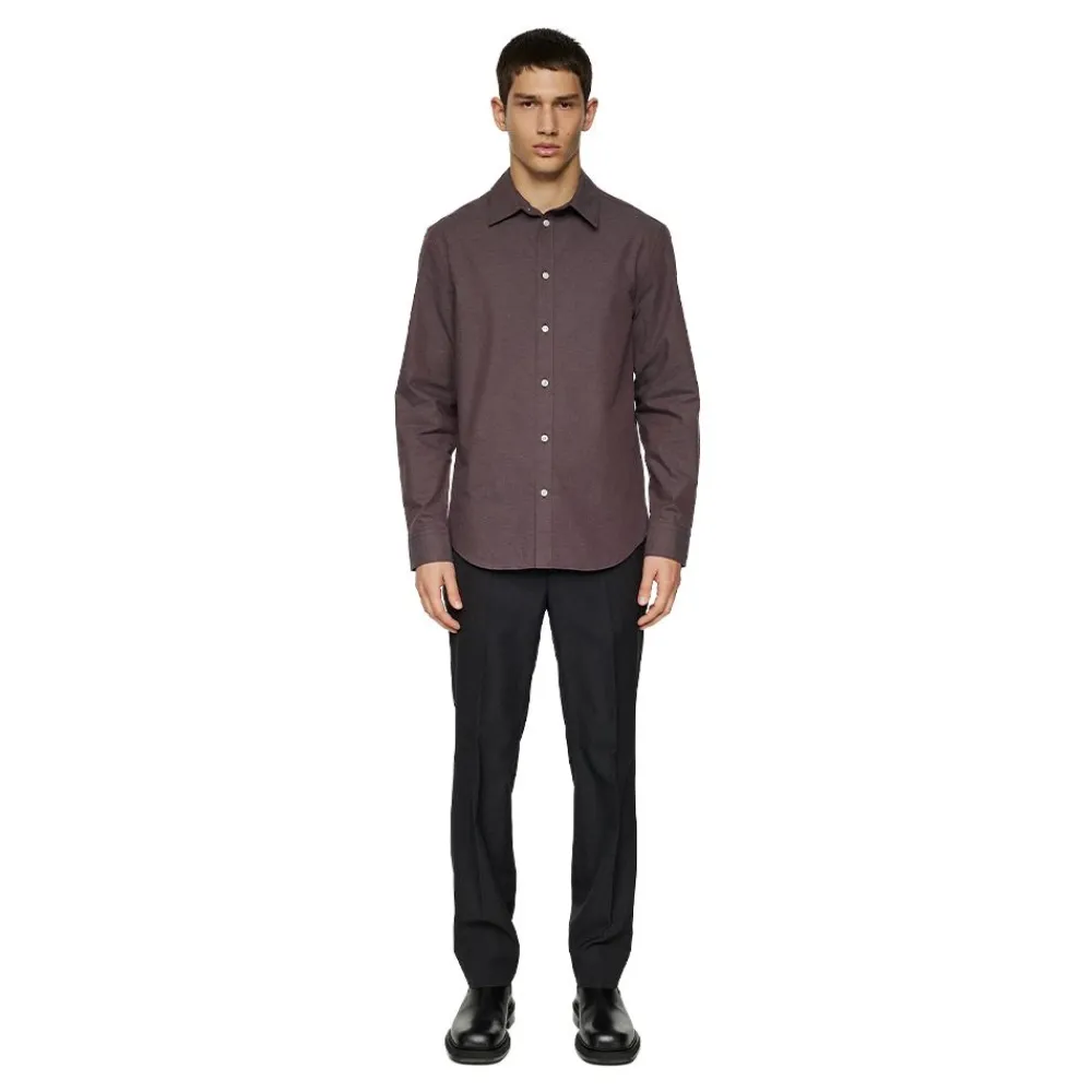 J.Lindeberg Slim Light Flannel Shirt Herr