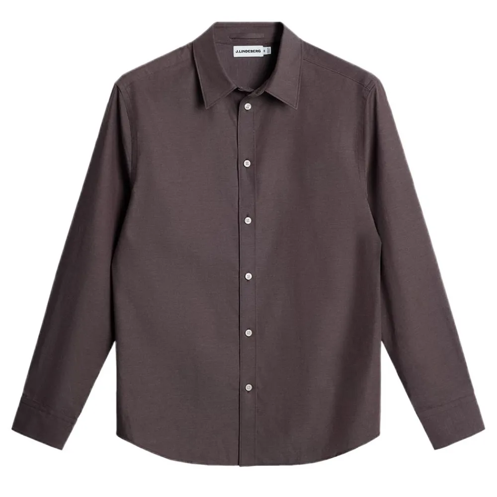 J.Lindeberg Slim Light Flannel Shirt Herr