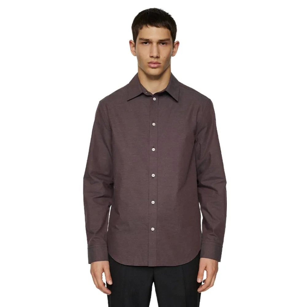 J.Lindeberg Slim Light Flannel Shirt Herr