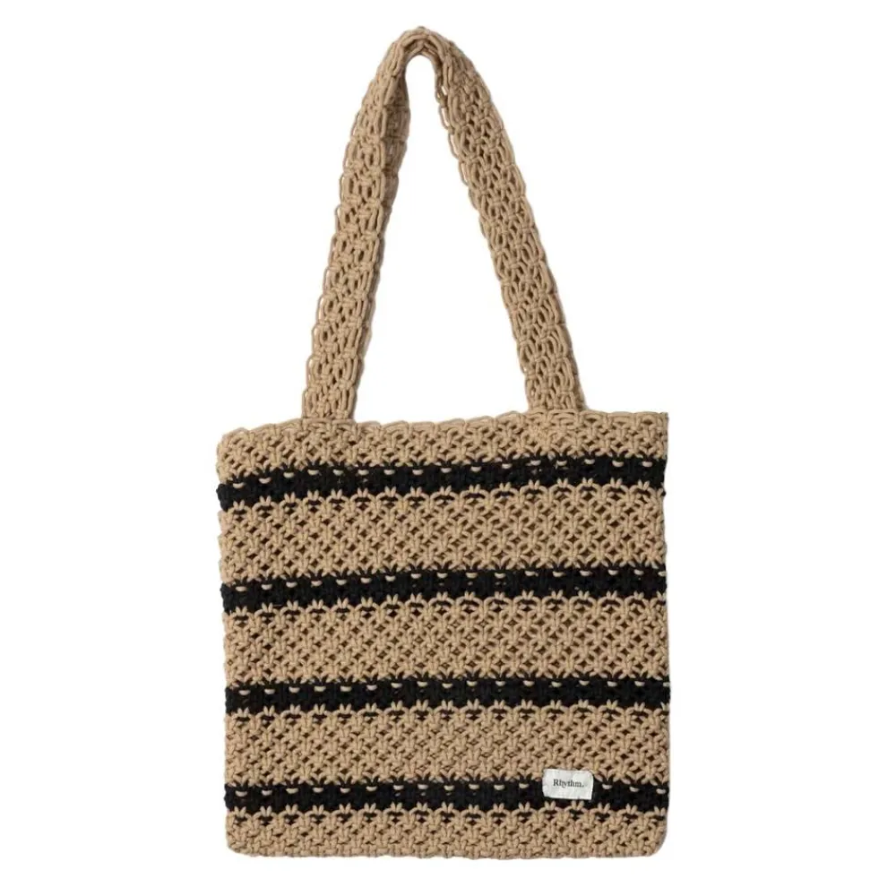 Rhythm Sol Stripe Crochet Tote Bag