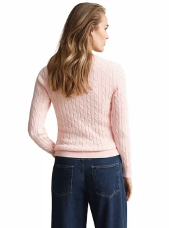 Discount GANT STRETCH COTTON CABLE C-NECK DAM