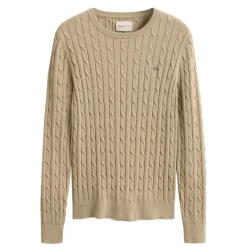 Allt Under Överdelar|Tröjor | GANT TRETCH COTTON CABE C-NECK DA