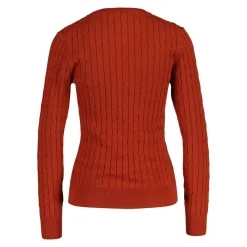 Clearance GANT Stretch Cotton Cable C-neck Dam