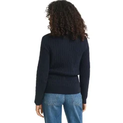 New GANT Stretch Cotton Cable Half-Zip Dam