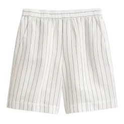 Outlet GANT STRIPED LINEN BLEND PULL ON SHORTS DAM