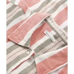 Allt Under Överdelar|Skjortor & Blusar | Knowledge Cotton Striped Short Seeved Shirt Dam