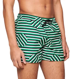 New Happy Socks Stripe Swim Shorts Herr