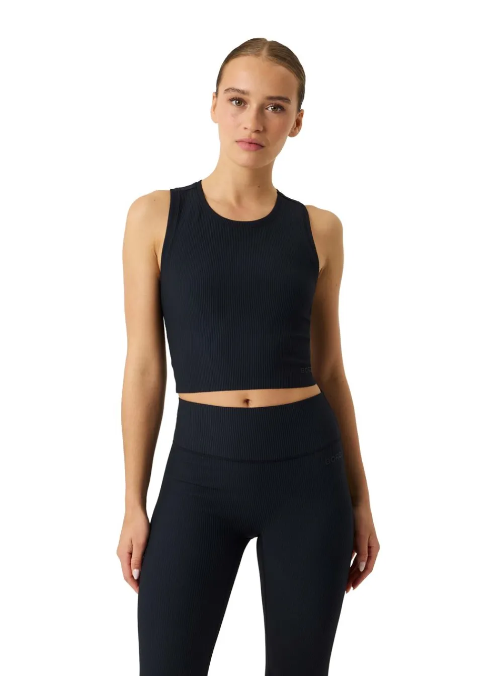 Björn Borg STUDIO RIBBED CROPPED TANK TOP DAM