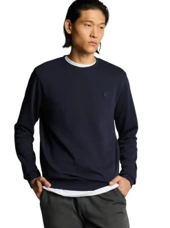 Lyle & Scott Superfine Crew Neck Sweatshirt Herr