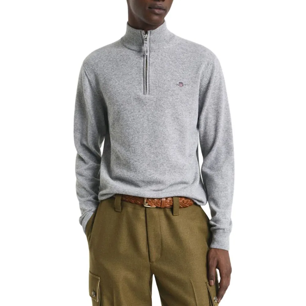 Allt Under Överdelar | GANT uperfine Lambwool Half Zip Herr