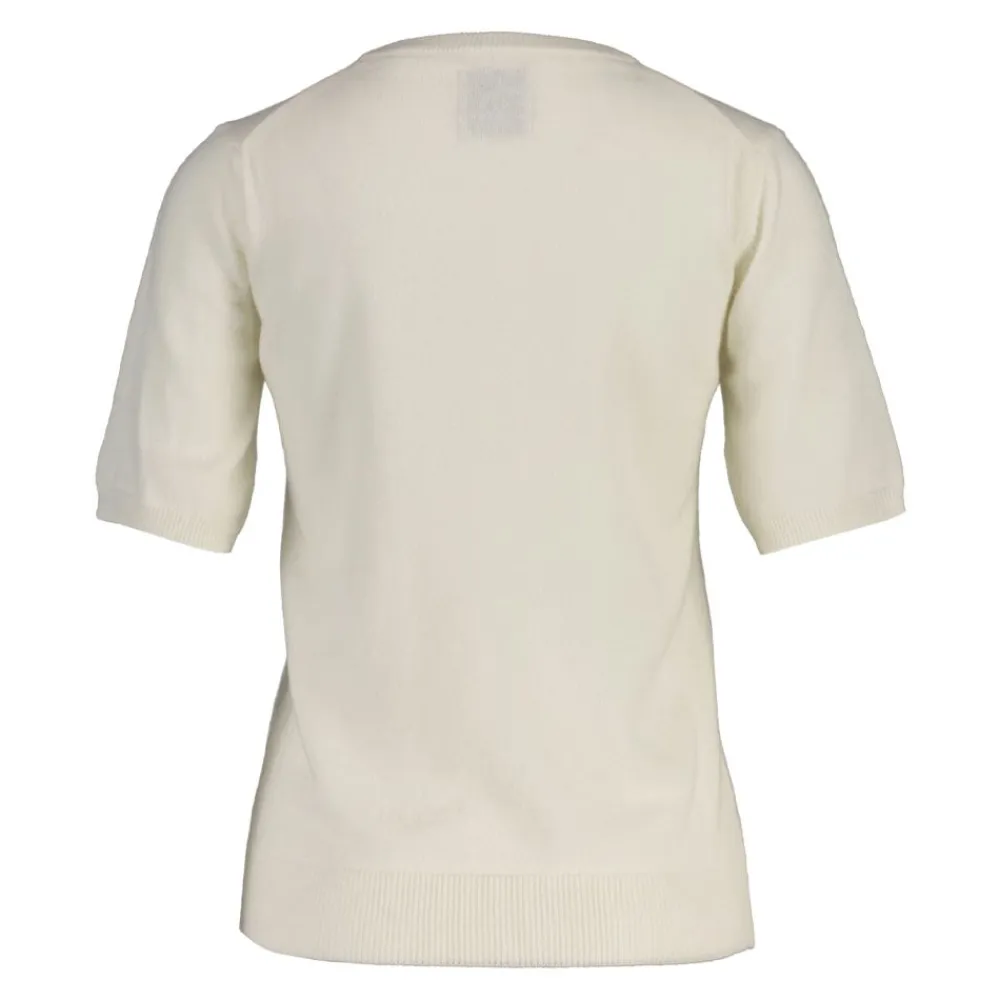 Best GANT SUPERFINE LAMBSWOOL Short sleeve C-NECK dam