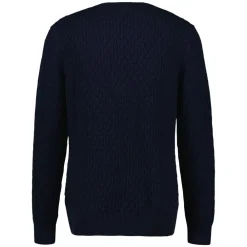 Clearance GANT Textured Cotton Crew Neck Herr