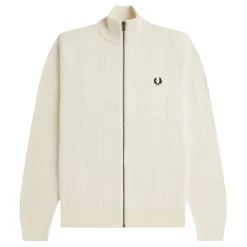Allt Under Överdelar | Fred Perry TEXTURED ZIP CARDIGAN herr