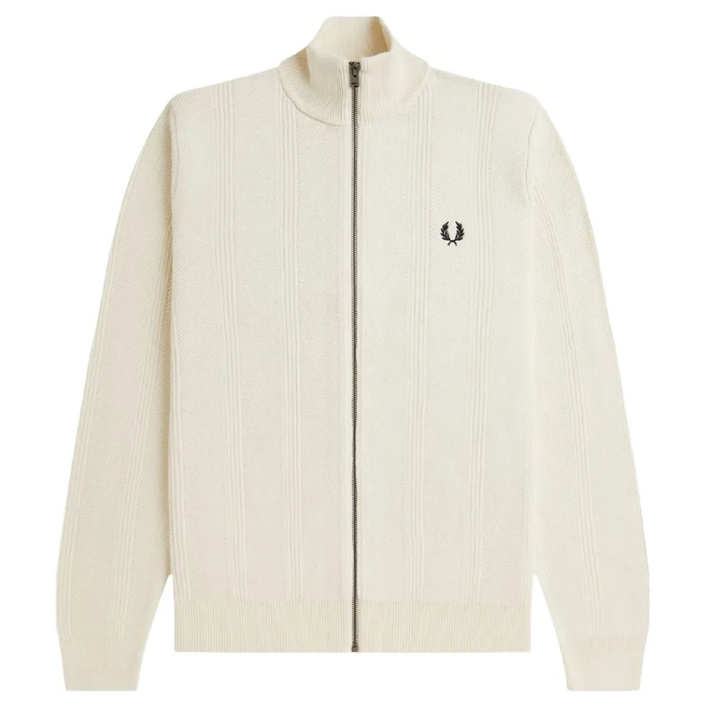 Allt Under Överdelar | Fred Perry TEXTURED ZIP CARDIGAN herr