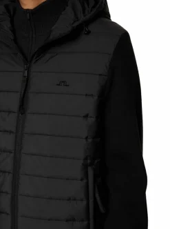 Best J.Lindeberg Thorn Hood Knit Hybrid Jacket Herr