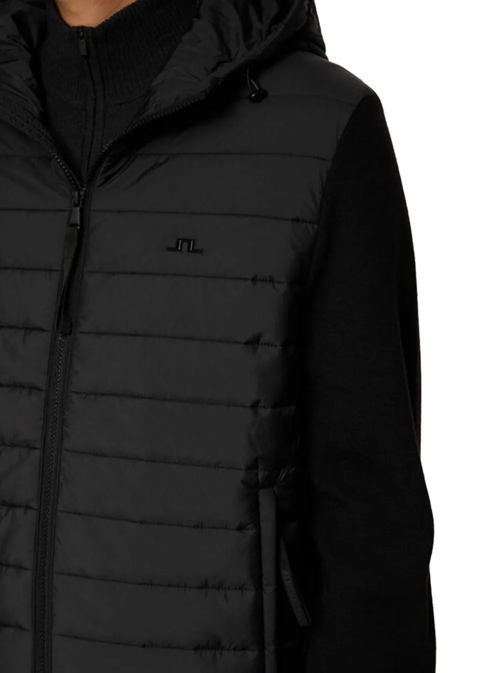 Best J.Lindeberg Thorn Hood Knit Hybrid Jacket Herr
