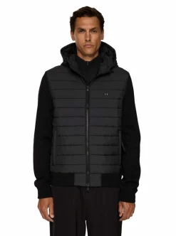 Vårjackor|Allt Under Jackor | J.Lindeberg Thorn Hood Knit Hybrid Jacket Herr
