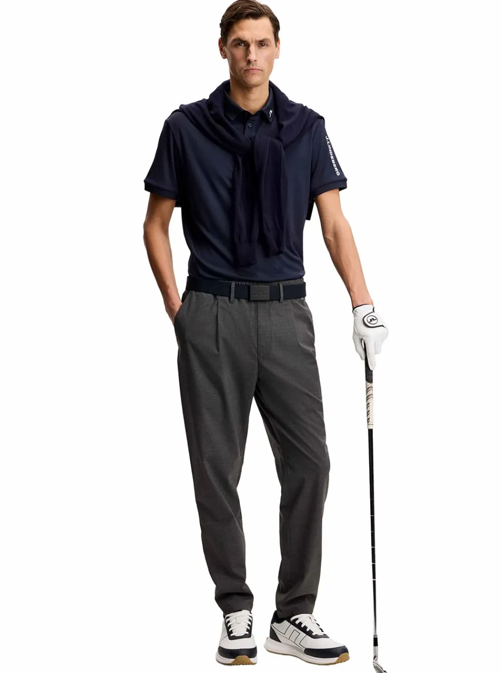 Outlet J.Lindeberg Tour Tech Polo Herr