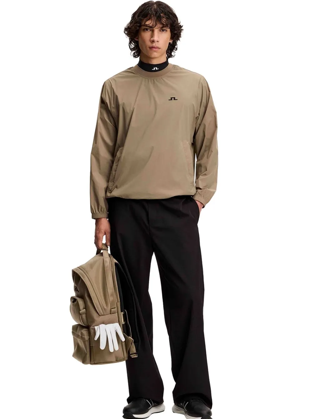 Sale J.Lindeberg Ulf Crewneck Windbreaker Herr