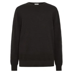 Discount Knowledge Cotton VAGN regular bubble knit crew neck - Regenerative Organic Certified - GOTS/Vegan