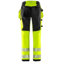 New Fristads Kansas Varsel Green hantverkarbyxa stretch 2644 GSTP, klass 2
