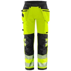 New Fristads Kansas Varsel Green hantverkarbyxa stretch 2644 GSTP, klass 2