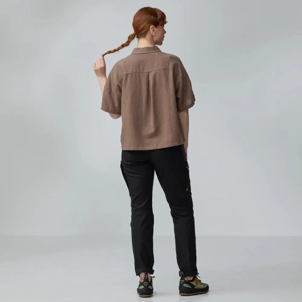 Hot Fjällräven Övik Hemp Camp Shirt Short Sleeve Dam