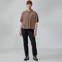 Hot Fjällräven Övik Hemp Camp Shirt Short Sleeve Dam