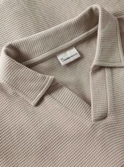 Pikétröjor|Allt Under Överdelar | Knowledge Cotton Waffle polo herr
