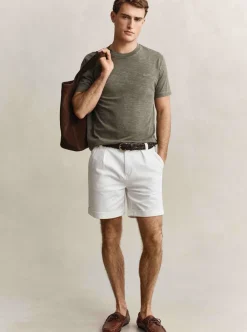 Outlet GANT WASHED SLUB SS TSHIRT HERR
