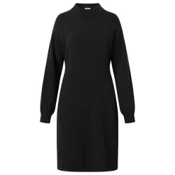 Sale Knowledge Cotton Wool Crew Neck Mid Lenght Dress Dam