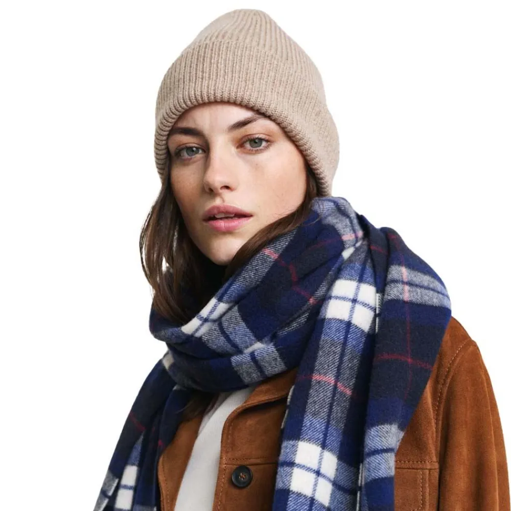 Online GANT Wool Ribbed Beanie