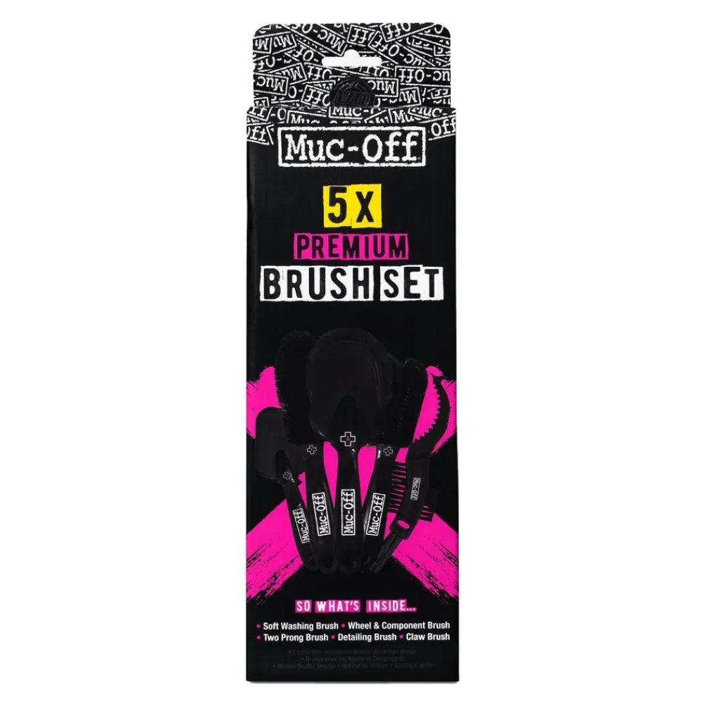 Allt Inom Cykel|Cykeltillbehör | Muc-Off 5x Premium Brush Set