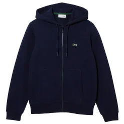 Hoodies|Allt Under Överdelar | Lacoste Zipped Fleece Hoodie Herr
