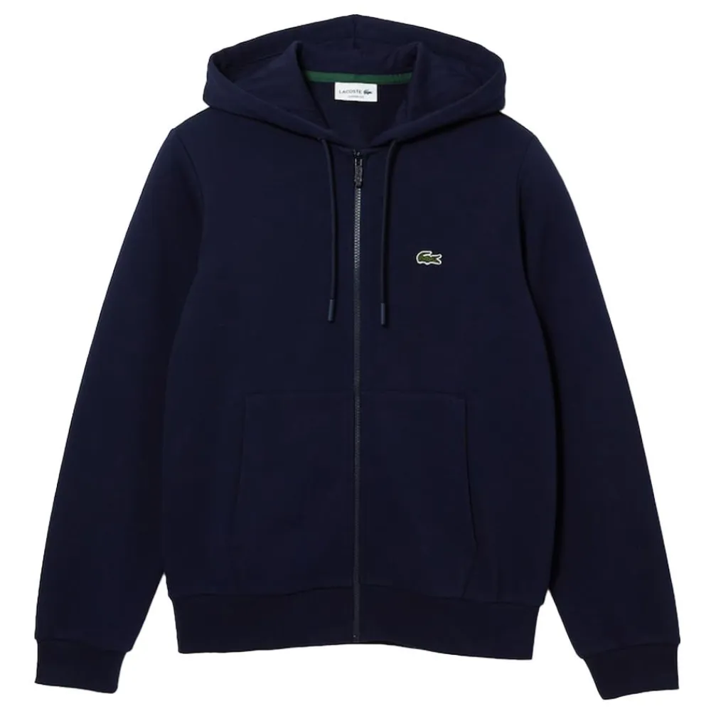 Hoodies|Allt Under Överdelar | Lacoste Zipped Fleece Hoodie Herr